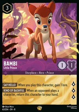 Bambi - Little Prince (V.1) - Reign of Jafar - 063/204 - Non Foil