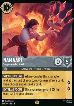 Namaari - Single-Minded Rival - Reign of Jafar - 198/204 - Foil