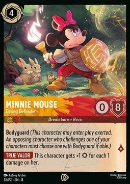 Minnie Mouse - Daring Defender - Promo Year 2 - 35/P2 - Foil