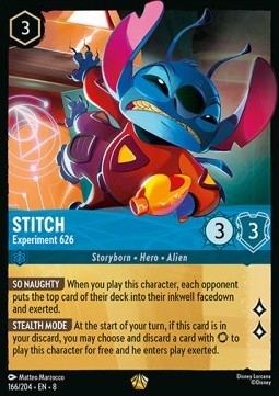 Stitch - Experiment 626 (V.1) - Reign of Jafar - 166/204 - Non Foil
